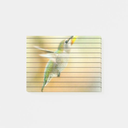 Post-it® Colibri au petit matin (Devant)