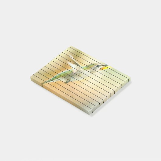 Post-it® Colibri au petit matin (Incliné)