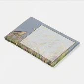 Post-it® Colibri dans les herbes Ciel bleu Nom personnalisé (Incliné)