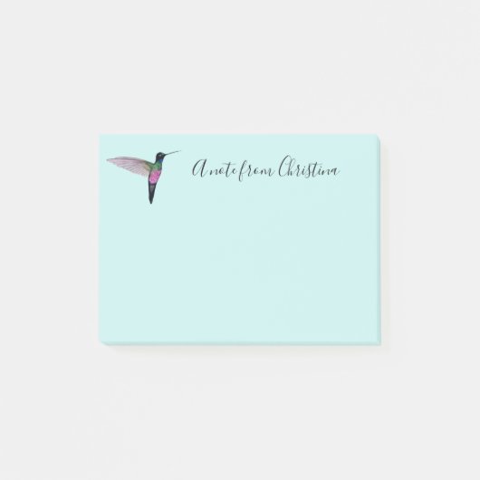 Post-it® Colibri personnalisé (Devant)
