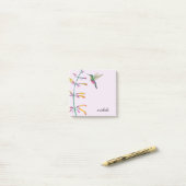 Post-it® Colibri personnalisé (Sur un bureau)