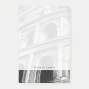 Post-it® Colisée romaine avec dessins architecturaux