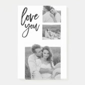 Post-it® Collage moderne Couple Photo & Love You Beauté Cad (Devant)
