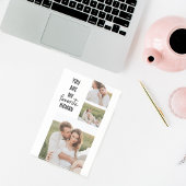 Post-it® Collage moderne Couple Photo & Romantic Love Citat