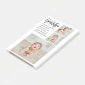 Post-it® Collage moderne Meilleur grand-père Jamais beauté  (Incliné)