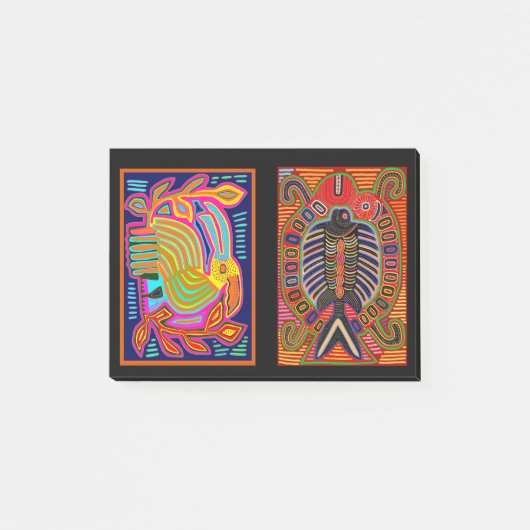 Post-it® Collage Mola Indien Kuna (Devant)