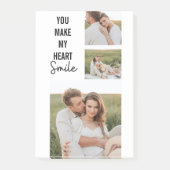 Post-it® Collage photo en couple et belle citation romantiq (Devant)
