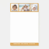 Post-it® Collage photo Terra Cotta - Personnalisé (Devant)