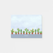 Post-it® Collection de cactus fleuris personnalisés avec no (Devant)