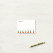 Post-it® Collection de carottes botaniques (Sur un bureau)