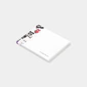 Post-it® Collection De Chouettes D'Halloween Éffrayantes (Incliné)