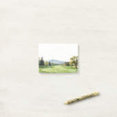 Post-it® Collection de papeterie de golf | Aquarelle Premiu (Sur un bureau)