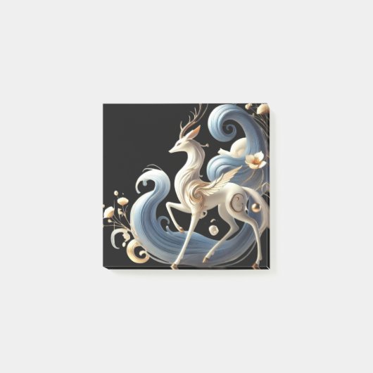 Post-it® Collection Fantastique Kirin Céleste (Devant)