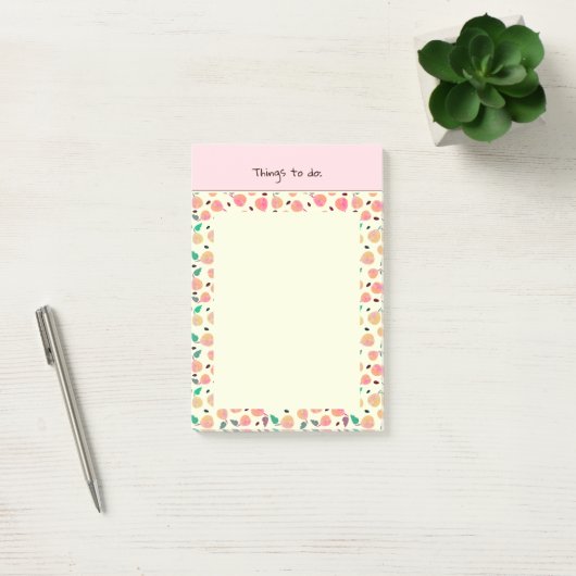 Post-it® Collection Poires Dorées Rose (Bureau)