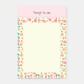 Post-it® Collection Poires Dorées Rose (Devant)