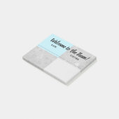 Post-it® Collègue bienvenu des employés d'Onboarding (Incliné)