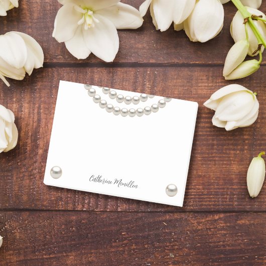 Post-it® Collier de perles élégant