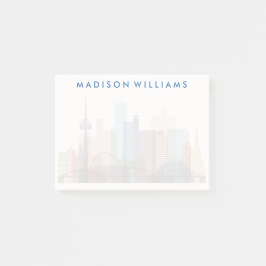 Post-it® Cologne, Allemagne| Ville Skyline (Devant)