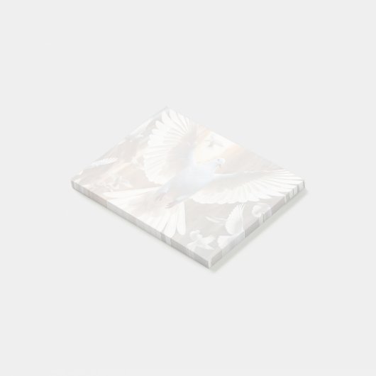 Post-it® Colombe blanche (Incliné)