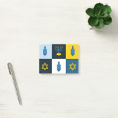 Post-it® colorblock hébreu hanoukka (Bureau)