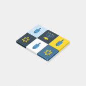 Post-it® colorblock hébreu hanoukka (Incliné)