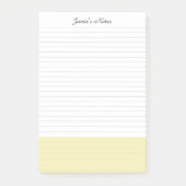 Post-it® Colorblock Pastel Moderne Simple (Devant)