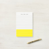 Post-it® Colorblock Pastel Moderne Simple (Sur un bureau)