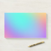 Post-it® Coloré Pastel Gradient (Sur un bureau)