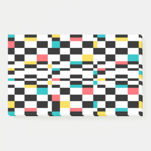 Post-it® Coloré, urbain, moderne, motif géométrique tendanc