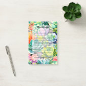 Post-it® Colorful Summer Succulent Botanical Garden (Bureau)