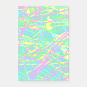 Post-it® Colorie Mes Rêves Motif Gribouillage Artsy Express