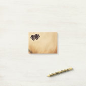 Post-it® Comédie et tragédie Théâtre Jester Masque Rustique (Sur un bureau)