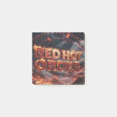 Post-it® Commande Rouge Chaud (Devant)