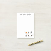Post-it® Commandes Cat (Sur un bureau)