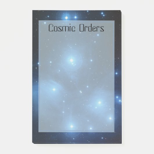 Post-it® Commandes Cosmiques Étoiles (Devant)