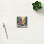 Post-it® Commencez Avec Courage (Bureau)