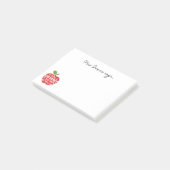 Post-it® Commentaire de la pomme de l'enseignant (Incliné)