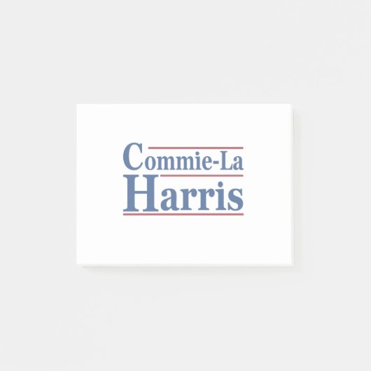 Post-it® Commie-La Harris 2024 Funny Anti Kamala Harris (Devant)