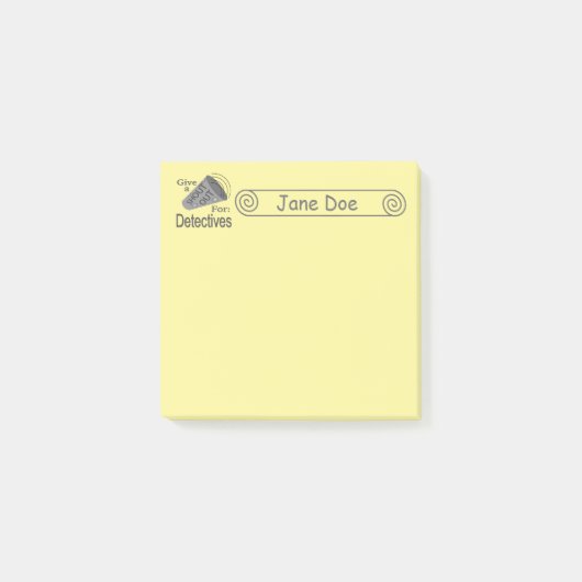 Post-it® Commission des preuves de la lutte contre le crime (Devant)