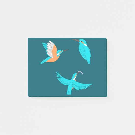 Post-it® Common Kingfishers (Devant)