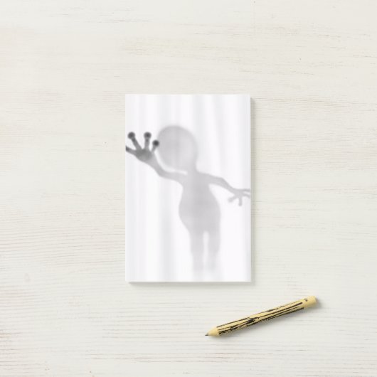 Post-it® Communication Alien (Sur un bureau)