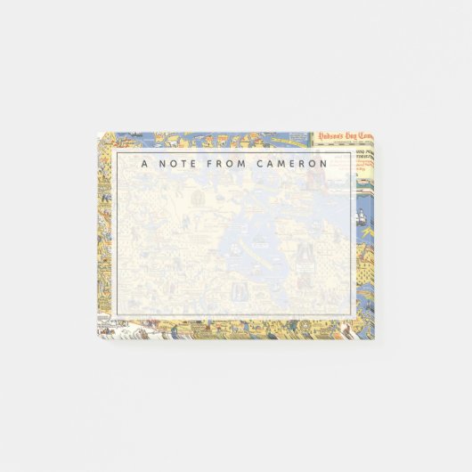 Post-it® Compagnie de la Baie d'Hudson - Carte du Canada (Devant)