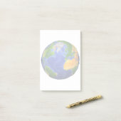 Post-it® Complétez La Terre Avec Des Données Topographiques (Sur un bureau)