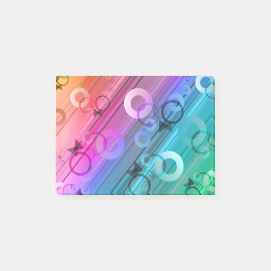 Post-it® Composition abstraite (Devant)