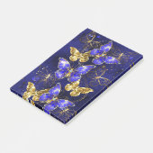 Post-it® Composition avec papillons Sapphire (Incliné)