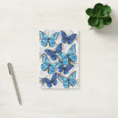 Post-it® Composition des White and Blue Butterflies (Bureau)