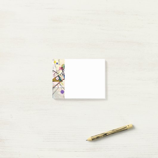 Post-it® Composition Kandinsky 8 (Sur un bureau)