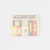 Post-it® Comptable Professionnel Conception Iconique (Devant)