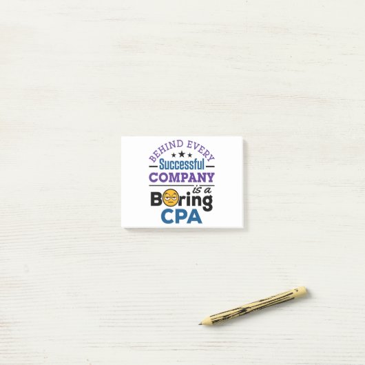 Post-it® Comptable public certifié CPA Boring (Sur un bureau)