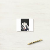 Post-it® CON24BW-V4 lèvres rouges Marilyn DANS BLACK.tif (Sur un bureau)